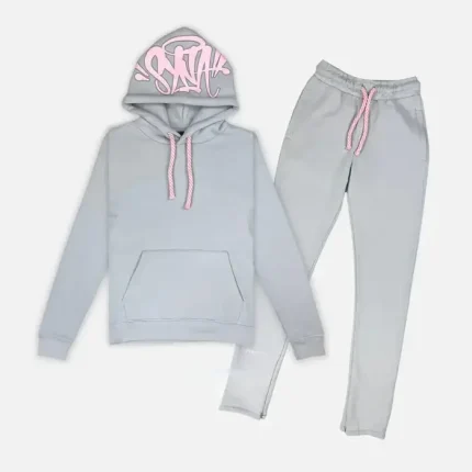 Synaworld ‘Syna Logo’ Tracksuit / Pink Grey