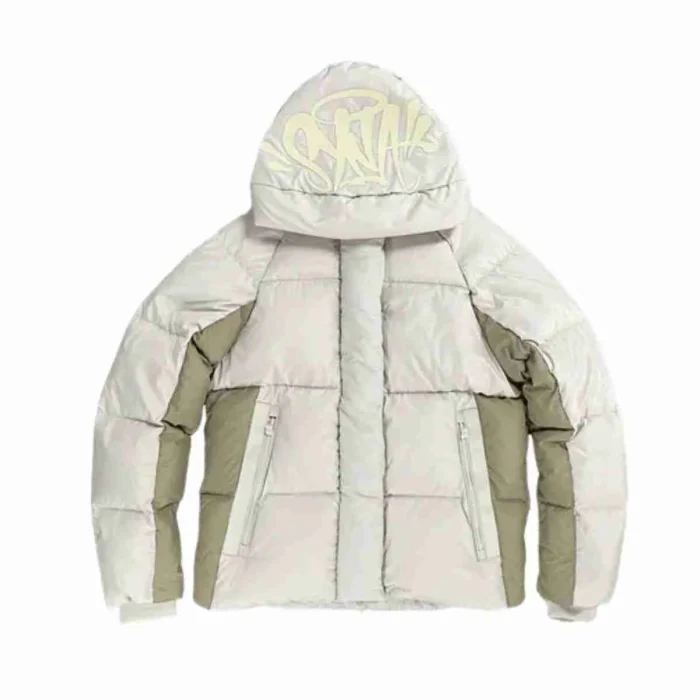 SYNAWORLD ‘SYNA LOGO’  CREAM/BEIGE JACKET - Image 1