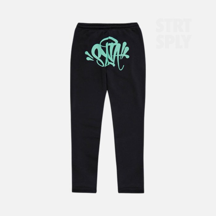 Synaworld ‘Syna Logo’ Tracksuit / Black Teal - Image 2