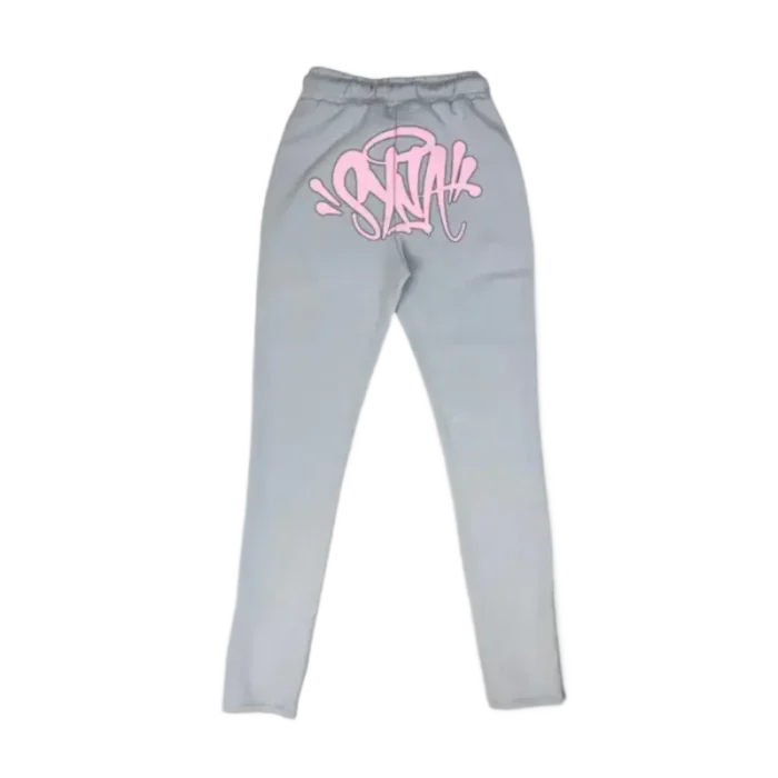 Synaworld ‘Syna Logo’ Tracksuit / Pink Grey - Image 3